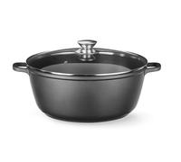 Casserole antiadhésive, HENDI, 7 L, noire, 367 x 290 x (H) 122 mm