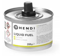 HENDI Combustible liquide avec mèche, durée de combustion ± 4 heures, 24 pces