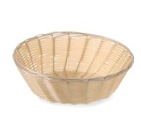 HENDI Corbeille à pain ronde, panier pour présenter et stocker le pain, ⌀200x(H)65mm, polypropylène et structure en fil métallique