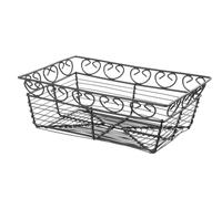 HENDI Corbeille en fil deco rectangulaire - 230x150x(H)80 mm