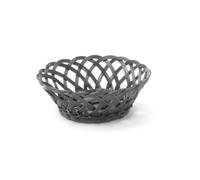 Hendi Corbeilles tressées rondes noires 200×200×(H)65 mm