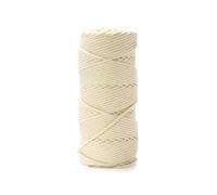 HENDI Corde à roulade, ficelle de cuisine, fil alimentaire, corde à saucisse, ficelle de boucherie, ficelle à rôtir, 140m, 200g, coton écru