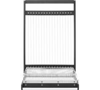 Hendi Guitare à pâtisserie simple – acier inoxydable noir, 3 cadres, plaque et clé, 636x441x(H)109mm