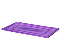 HENDI Couvercle GN 1/1, en polypropylène, convient uniquement aux bacs GN en polypropylène de HENDI, résistance thermique: -40 à 80 °C, lavable au lave-vaisselle, violet