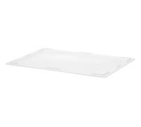 HENDI Couvercle GN 1/1, pour le bac à pâtons pour pizza et pains GN 1/1 de HENDI 880975, facile à nettoyer, résistance thermique de -40° à 90°C, sans BPA, 530x325x(H)20mm, HDPE