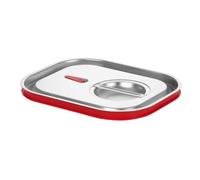 HENDI Couvercle Gastronorm avec bord en silicone, Kitchen Line, GN 1/2, 265x325mm