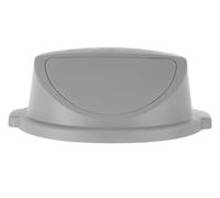 Hendi Couvercle poussoir pour poubelle ronde AmerBox 691038 Ø580 x H190 mm Gris clair