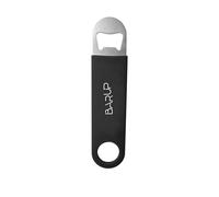 HENDI Décapsuleur plat de bière, BarUp, ouvre-bouteille express de barman, lame de bar, 180x40x(H)4mm, noir, acier inoxydable