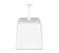 Hendi Distributeur de sauces à pompe 2,5 L – dosage 20 ml – réutilisable – sans BPA – blanc