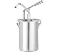 HENDI Distributeur de sauces, inox, individuel, 4,5L, ⌀180x(H)420mm