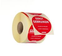 HENDI Étiquettes de sécurité alimentaire, utiliser en premier, rouleau de 500 étiquettes, ⌀50mm