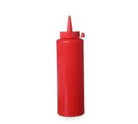 HENDI Flacon doseur souple, 200ml, rouge | Corps en LDPE, bouchon doseur en polypropylène, ⌀50x(H)177mm