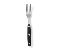 Hendi Fourchette à steak 781432 Profi Line 200 mm manche noir 6 pièces