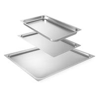 HENDI Gastronorm-Backblech Profi Line GN 2/1, Profi Line, GN 2/1, 650x530x(H)20mm