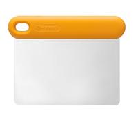 Hendi Grattoir à pâte Robert Bronwasser – inox 130×95×13 mm, poignée en silicone orange