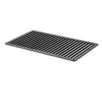 HENDI Grille de cuisson GN 1/1, CONVECTOMAT, grille de barbecue, rainurée, pour four, pour cuire, rôtir, griller, grill, revêtement antiadhésif PTFE, jusqu'à 200°C, 530x325x(H)15mm, aluminium