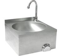 HENDI lavabo avecau genou, 400x400x(H)450mm