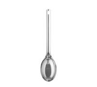 HENDI Louche à sauce pour pizza, fond plat, manche ergonomique coudé, robuste, cuillère à sauce, louche doseur de cuisine, portionner, 280x65mm, acier inoxydable