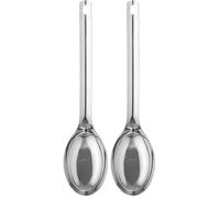 HENDI Louche à sauce pour pizza, fond plat, manche ergonomique coudé, robuste, cuillère à sauce, louche doseur de cuisine, portionner, 280x65mm, acier inoxydable (Lot de 2)