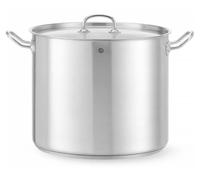 HENDI Marmite à légumes - avec couvercle, Kitchen Line, 21L, ⌀320x(H)270mm
