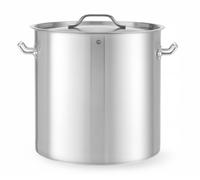 HENDI Marmite - avec couvercle, Budget Line, 50L, ⌀400x(H)400mm