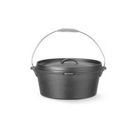 HENDI Marmite en fonte, 7,2L, Noir, ⌀310x(H)155mm