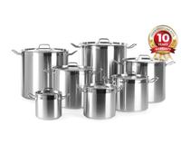 HENDI Marmite, haute - avec couvercle, Profi Line, 95L, ⌀500x(H)500mm