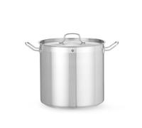 Hendi Marmite haute Profi Line avec couvercle inox 24 L Ø320×H300 mm