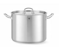 HENDI Marmite à légumes - avec couvercle, Kitchen Line, 13,5L, ⌀280x(H)220mm