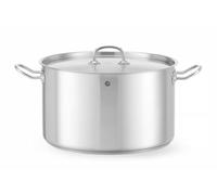 HENDI Marmite à viande - avec couvercle, Kitchen Line, 15L, ⌀320x(H)190mm
