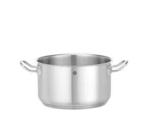 HENDI Marmite, médiane, sans couvercle, pot de cuisson, casserole, braisière, faitout, convient à toutes les sources de chaleur, lavable au lave-vaisselle, 3,5L, ø200x(H)115mm, acier inoxydable