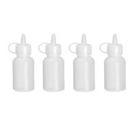 Hendi Mini flacon distributeur – set de 4 pièces 0,05L à presser réutilisable, polyéthylène