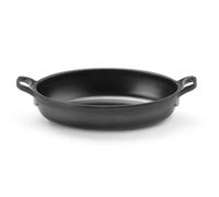 HENDI Mini récipient pour présenter et servir la nourriture, en forme de casserole, faitout, plateau de service, ne convient pas aux fours et aux fours à micro-ondes, 155x80x(H)37mm, mélamine, noir