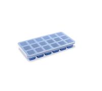 HENDI Moule à glaçons avec couvercle, BarUp, 18 compartiments, 217x114x(H)30mm, coloris bleu, silicone