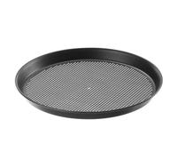 Hendi Moule à pizza perforé - ø260 x H25 mm - Acier au carbone recouvert d'oxyde de fer