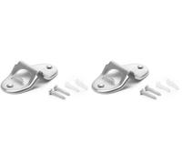 HENDI Ouvre-bouteilles, montage mural, vis incluses, 30x50x(H)10mm, inox (Lot de 2)