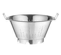 Hendi Passoire de cuisine Profi Line Seiher ø415×H210 mm Inox, perforée avec base et 2 poignées