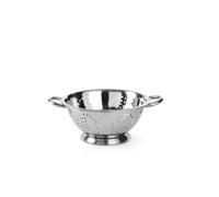 Hendi Passoire de cuisine ronde Inox ø240x(H)110 mm perforée avec base et 2 poignées