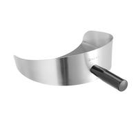 HENDI Pelle à Kebab, Manche Résistant à la Chaleur en Résine Phénolique de 100mm, Pour Servir la Viande de Kebab, 275x230x(H)80mm, Acier Inoxydable