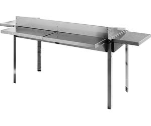 HENDI Plan de travail arrière pour système de gril Green Fire, plan de travail arrière, 650x298x(H)160mm