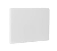 HENDI Planche à découper, HACCP, les deux côtés sont lisses et utilisables, minimise l'émoussement des couteaux, 450x300x(H)10mm, plastique LPDE, blanc