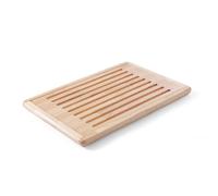 HENDI Planche à pain, avec grille amovible et ramasse-miettes, planche à découper pain, planche de cuisine, 475x322x(H)20mm, bois d'hévéa