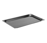 HENDI Plaque de cuisson et rôtissage GN 1/1 CONVECTOMAT en acier émaillé, plancha grill pour barbecue et four, plateau de cuisson, résistante jusqu’à 300 °C, 530x325x(H)20mm
