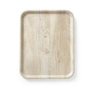 HENDI Plateau de Service, laminé, rectangulaire, antidérapant, Motif en Bois Clair, Multi-Usage, pour Buffet, Fast Food et Restauration Rapide, Passe au Lave-Vaisselle, 330x430x(H) 13mm, mélamine