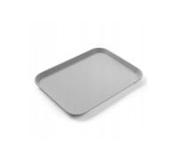 Hendi Plateau de service rectangulaire petit, 265x345x20 mm, gris, polypropylène résistant 80°C