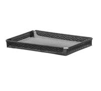 Plaque de cuisson rapide, revêtement antiadhésif renforcé, HENDI, noire, 290 x 190 x (H) 30 mm