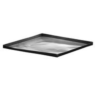HENDI Plateau pour four à haute vitesse, revêtement antiadhésif, résistance thermique jusqu’à 260 °C, 280x280x(H)15mm, PTFE