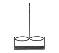 Hendi Support à condiments noir mat 135x65x(H)200 mm