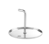 HENDI Poussoir rond pour cercle de dressage, ⌀80x(H)55mm, acier inoxydable