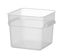 HENDI Récipient alimentaire gradué, empilable, compatible micro-ondes et lave-vaisselle, 5,7 L, 235x235x(H)180mm, polypropylène